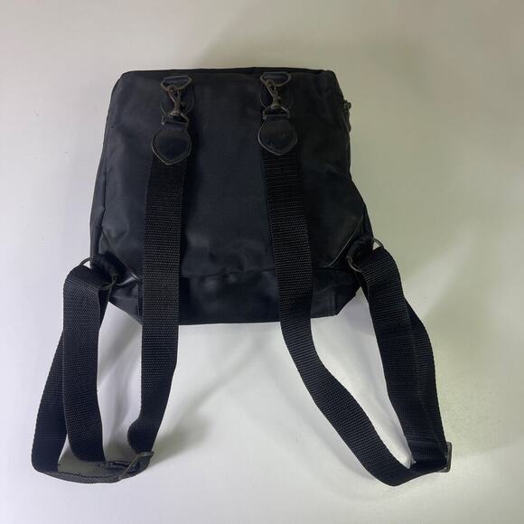 Vintage 90s GAP Black Nylon Zip Closure Square Backpack 9" x 9" - Picture 15 of 15